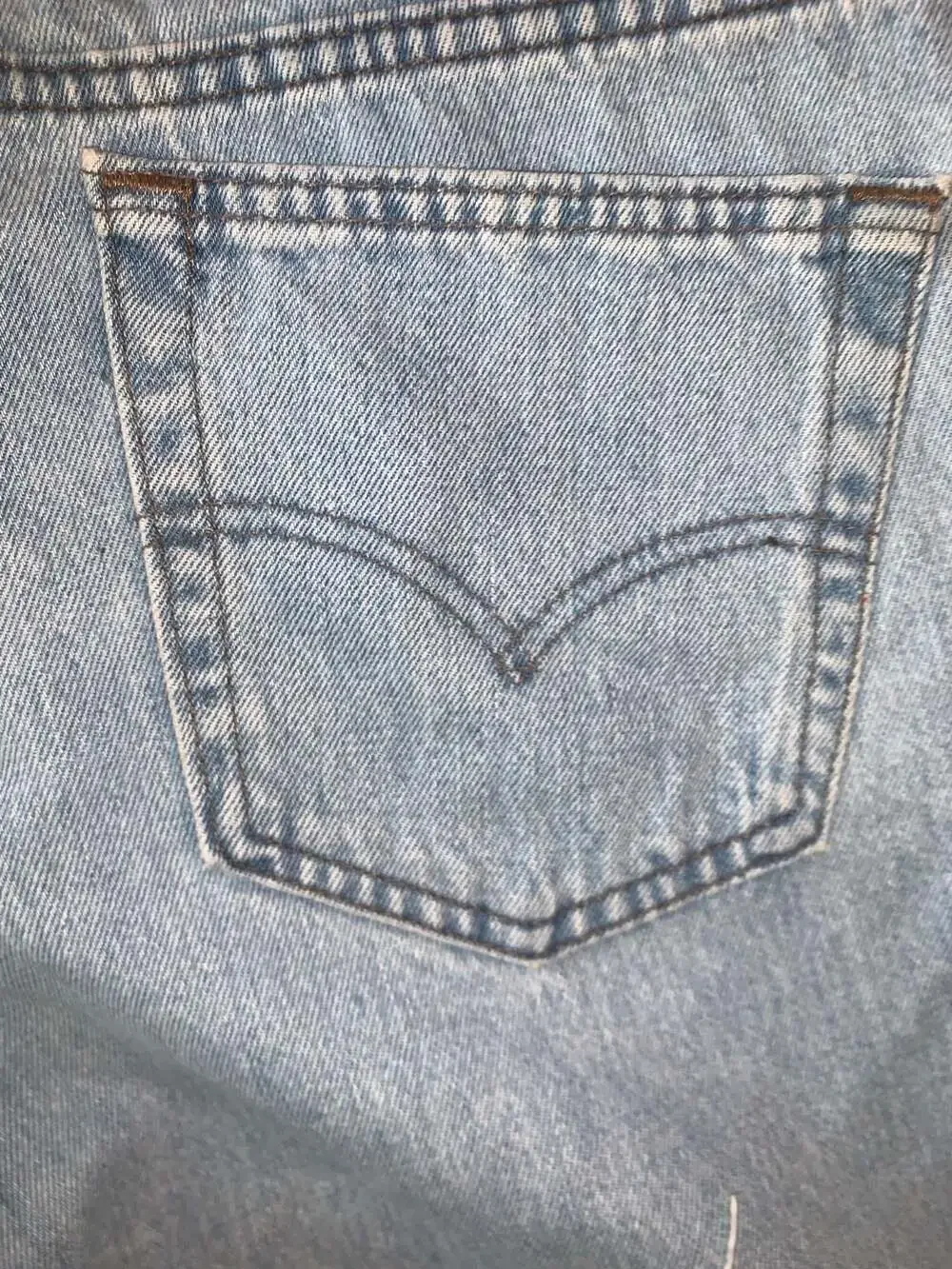 Vintage‎ Levi’s SilverTab Made in USA Baggy Jorts Y2K Skater 90s Light Wash W34